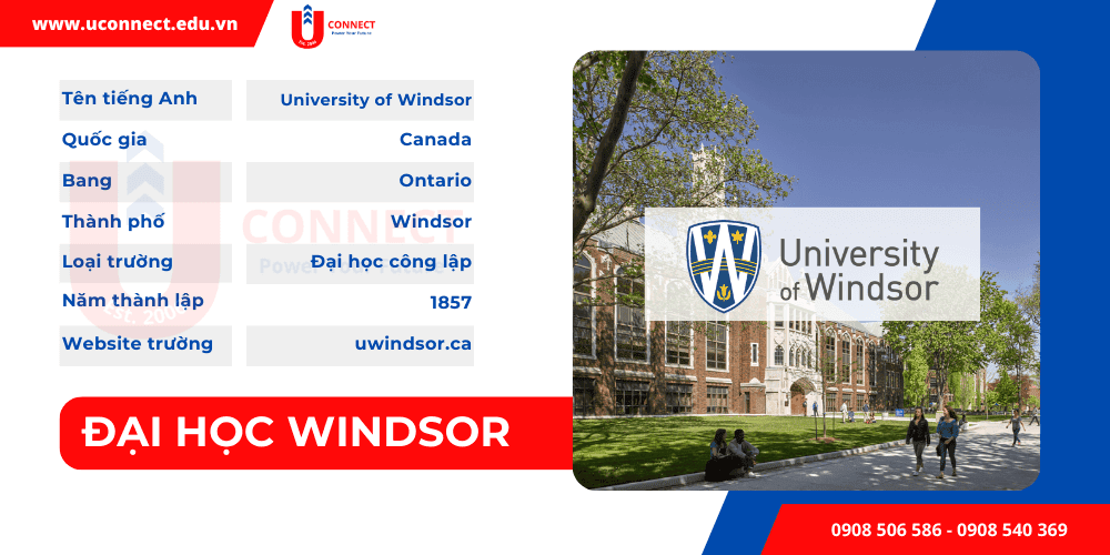Học bổng Đại học WINDSOR, bang Ontario, Canada